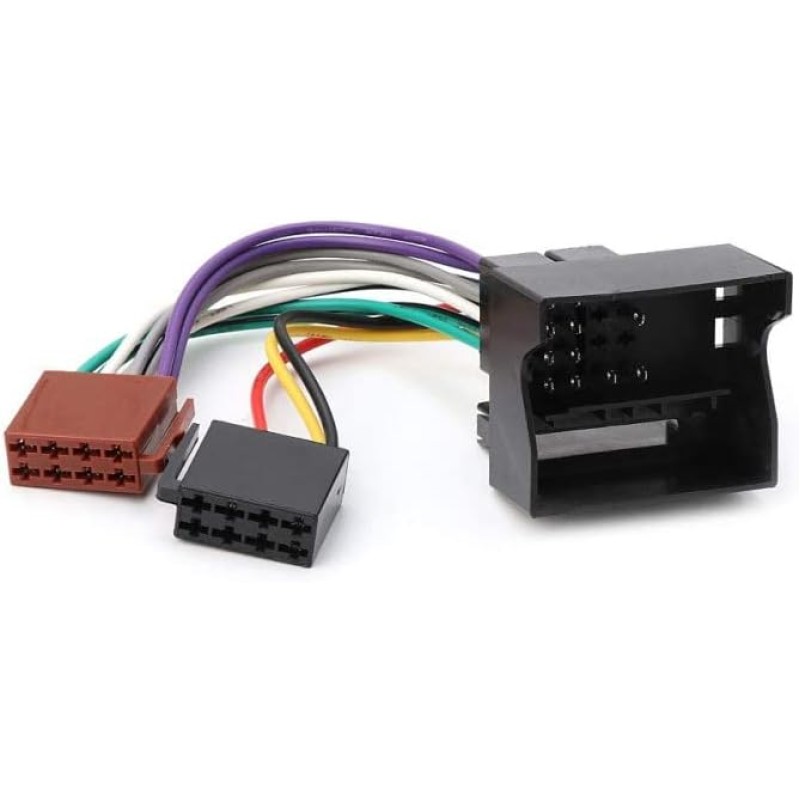 Sound-Way Cable Adapter Plug ISO Compatible with Citroen Peugeot