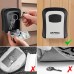 GRIFEMA Key Safe Wall Mounted Weatherproof Key Safe 4 Digit Key Box with Code, Key Cabinet with Number Code, Robust, Safe, Key Hiding Place for Keys Door Card, Zinc Alloy