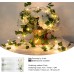 A.bigwhale Fairy Lights with Leaves, Artificial Ivy with Fairy Lights, Ivy Garland Fairy Lights Indoor 2 m, Green Leaf Ivy Vine with 20 LED Lights, Spring Plants Decoration for Wedding Party