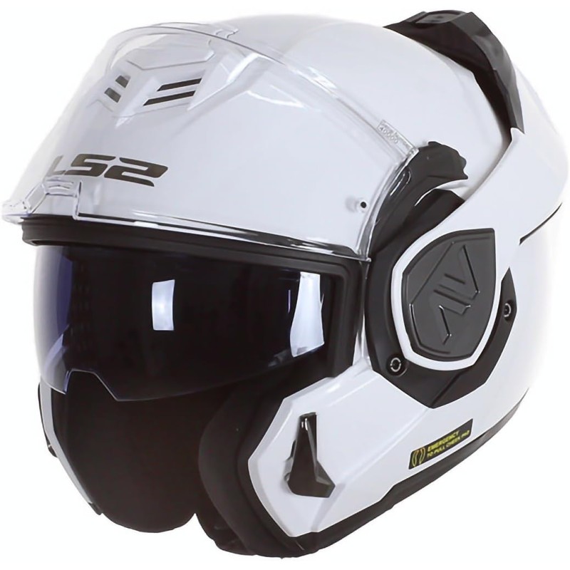 LS2, Klaphelme motorrad ADVANT solid white 06, L