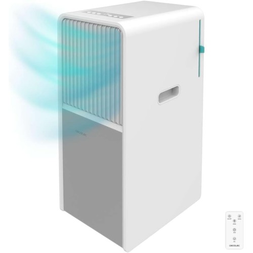 Cecotec Tragbarer Klimaanlage ForceClima 9150 Style, 9000 BTU, Abdeckungsbereich 25m2, Fernbedienung, Touch-Bedienung, LED-Display, 4 Modi, 2 Geschwindigkeiten, Entfeuchtungsmodus, Timer