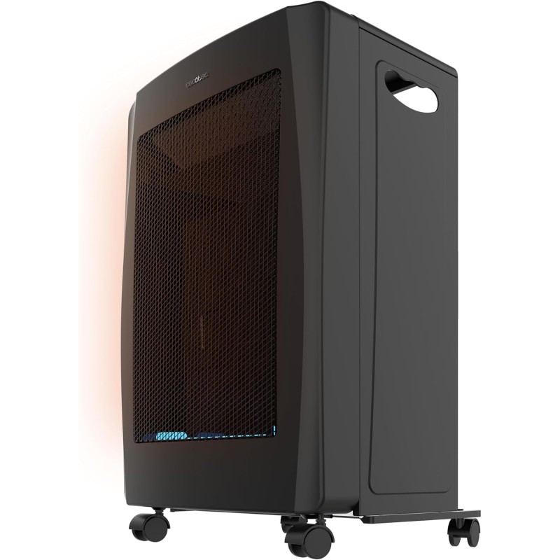 Cecotec Faltbarer Blauer Flammen-Gasofen ReadyWarm 4200 BlueFlame Foldable. 4200 W, 2 Leistungsstufen, Piezozündung und Dreifaches Sicherheitssystem, für Flaschen bis zu 15 kg