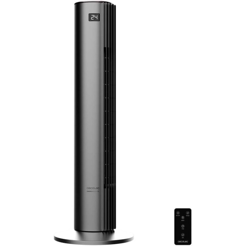 Cecotec - Turmventilatoren EnergySilence 790 Skyline Smart, 45W, 96 cm hoch, 70º Oszillation, taktiler LED -Bildschirm, 12 -Stunden -Timer, 3 Geschwindigkeiten und 3 Modi