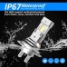 D-Lumina H7 LED Canbus Bulb 100W 16000LM, 6500K 400% Bright, 1:1 Design Replacement Halogen Lamp, Works For Both Lenticular and Without Lenticulars, Pack of 2