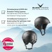 Black Crevice Gerlos Ski Helmet, Breathable Ski Helmet for Men and Women with Ventilation Openings, High-Quality Unisex Ski Helmet, Adjustable Ski Helmet with Ski Goggles Holder