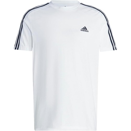 adidas Men's Essentials Single Jersey 3-Stripes Tee T-Shirt (Pack of 1)