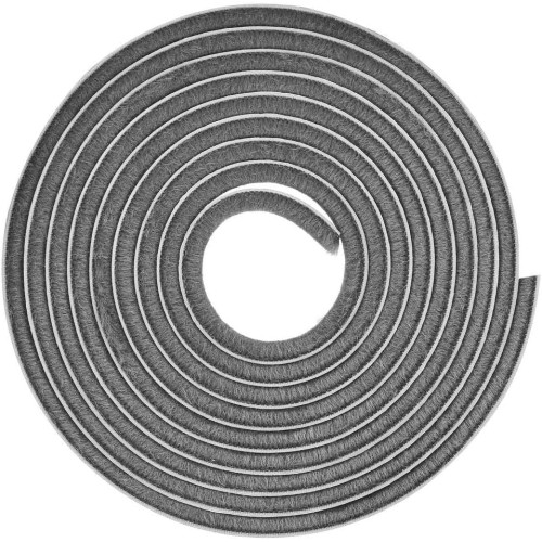 cyclingcolors Brush Seal, Door Seal, Non-Self-Adhesive Door Floor Seal, Insect Protection, Sealing Brush for Door, Window, Wardrobe, Draught Excluder for Doors, 4.8 mm x 10 mm x 10 m