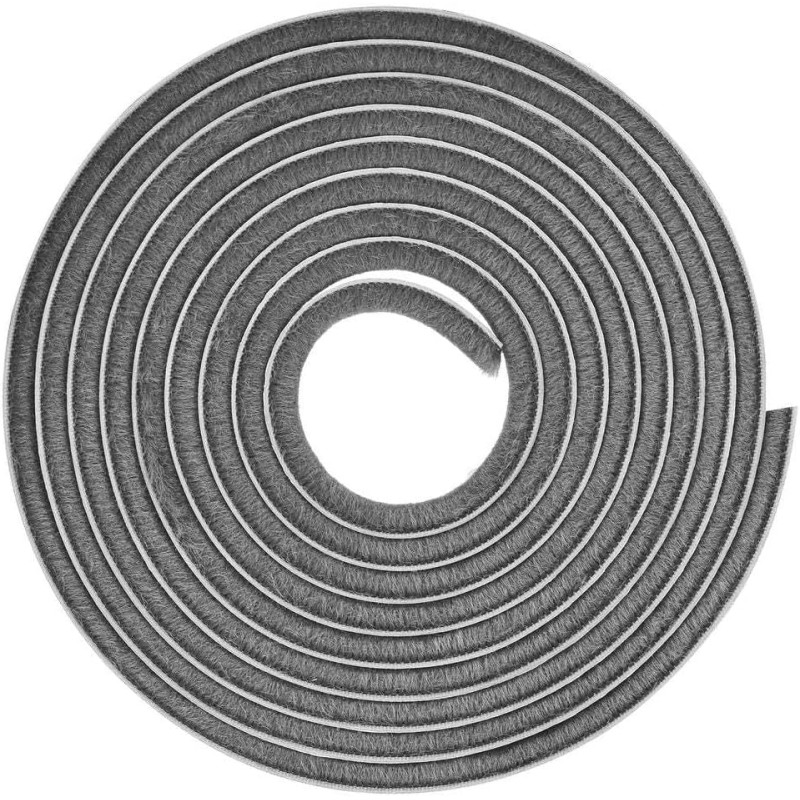 cyclingcolors Brush Seal, Door Seal, Non-Self-Adhesive Door Floor Seal, Insect Protection, Sealing Brush for Door, Window, Wardrobe, Draught Excluder for Doors, 4.8 mm x 10 mm x 10 m