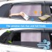 Tevlaphee Car Sun Protection, Magnetic Car Sun Protection with UV Protection, Reflective Heat Protection, Curtain, Car Window, Sun Protection, Children, Adults and Pets, Car Blackout Window