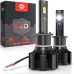 CAR WORK BOX H1 LED Car Bulbs: High and Low Beam LED Kit -15000LM 130W 6500K LED Headlights for 12V Vehicle – 2 Pieces