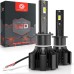 CAR WORK BOX H1 LED Car Bulbs: High and Low Beam LED Kit -15000LM 130W 6500K LED Headlights for 12V Vehicle – 2 Pieces