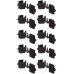 cyclingcolors 10 x kitchen plinth holder base foot screw mounting clip skirting board foot clip for furniture feet 28 mm plastic