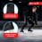 ATTABO Men's Hockey Ice Skates in Black, Size 41-46 EU, Ice Hockey Skates with Lacing, Ice Skates Men with Stainless Steel Blade, Ice Skates for Beginners up to 100 kg, Comfortable and Warm