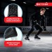 ATTABO Men's Hockey Ice Skates in Black, Size 41-46 EU, Ice Hockey Skates with Lacing, Ice Skates Men with Stainless Steel Blade, Ice Skates for Beginners up to 100 kg, Comfortable and Warm