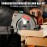 HYCHIKA Handheld Circular Saw, 1300 W 4500 RPM Circular Saw 185 mm, Powerful Motor, Cutting Depth 65 mm (90º), 45 mm (45º), Guide Rail, Dust Extraction, for Cutting Wood/Plastic