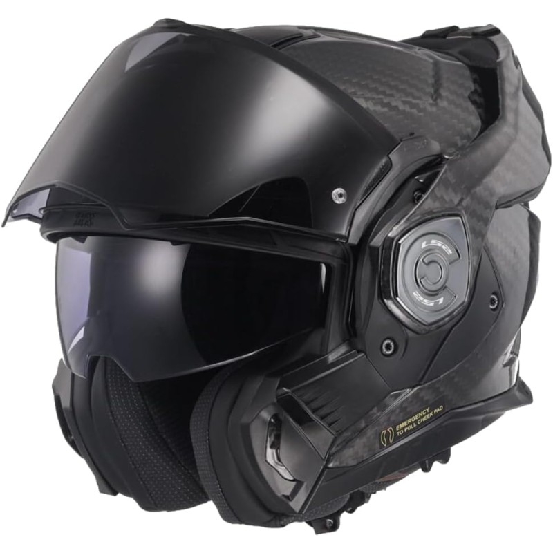 LS2, klapphelme motorrad ADVANT X Carbon black, XXL