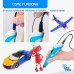 3D Pen + Italian Instruction and Instructions + PLA 12 Colours (2 Fluo) - Professional 3D Pen, 3D Pen for Kids