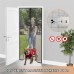 Magnetic Fly Screen Door, 90 x 210 cm, Latest Models, Fly Screen Balcony Door, No Drilling, Suitable for Balcony Doors, French Doors, Patio Doors Black