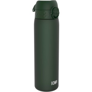 Ion8 Trinkflasche, Auslaufsicher, Einhandöffnung, Sichere Verriegelung, Spülmaschinenfest, BPA-frei, Tragegriff, Klappdeckel, Leicht zu Reinigen, Klimaneutral, Zartrosa