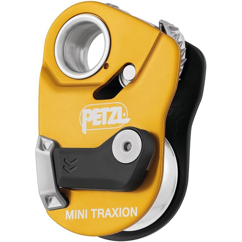 Petzl, Mini Traxion, Underworld и Compact High Performance Karruccole, жълто-черно, U, унисекс за възрастни