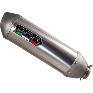 Exhaust GPR Compatible with Kawasaki Ninja 125 2021/2022 e5 Exhaust Approved and Connection Hoses Pentasport Stainless Steel AISI 304
