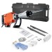 VEVOR High Performance Concrete Breaker Demolition Hammer 2200 W, 1-1/8 Inch / 28.6 mm Electric Demolition Hammer, Drill Hammer Concrete Hammer 1400 BPM, Includes Pointed Chisel, Flat Chisel, for