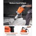 VEVOR High Performance Concrete Breaker Demolition Hammer 2200 W, 1-1/8 Inch / 28.6 mm Electric Demolition Hammer, Drill Hammer Concrete Hammer 1400 BPM, Includes Pointed Chisel, Flat Chisel, for