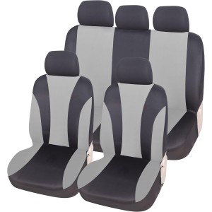 Auto Accessori Lupex Универсални калъфи за автомобилни седалки LS06 Сив комплект за предни и задни седалки Материал Полиестер Не SUV