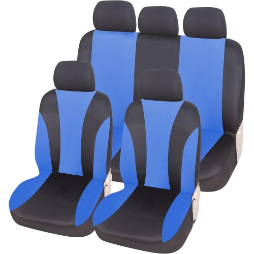 Auto Accessori Lupex Universal Car Seat Covers LS06 Blue Set Front and Rear Material Polyester No SUV