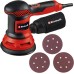 Einhell Random Orbital Sander TC-RS 425 E (425 W, Sanding Disc Diameter 125 mm, Max. Vibration Speed 26,000 rpm, Oscillating Circuit 2.5 mm, Including Sandpaper 1x P60, P80, P120)