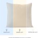 Dreamzie Pillowcases, 50 x 50 cm (Set of 2), 100% Jersey Cotton, 150 g/m², Beige, Resistant and Hypoallergenic