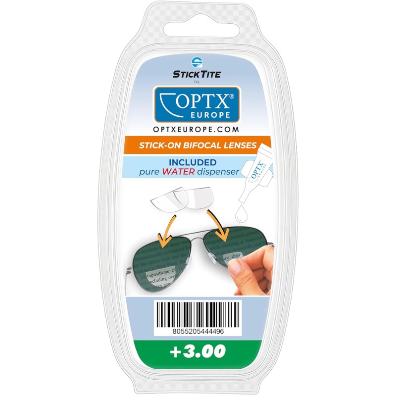 OPTX Europe Unisex Sticktite Optical Lens (Pack of 1)