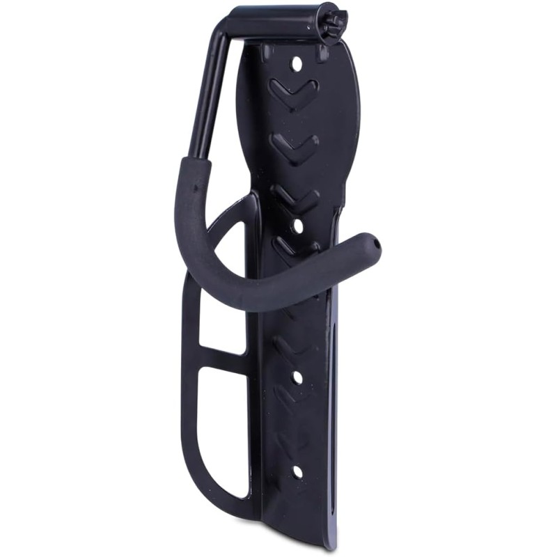 Amig - Foldable Bicycle Hook | Wall Mount | Steel | Non-Slip Rubber Coating | Load Capacity: 22kg