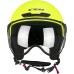 CGM Unisex - Adult EBI Ski Helmet, Neon Yellow Matt, S (55-56 cm)