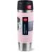 Emsa N20227 Travel Mug Wave Insulated Mug 0.5 Litres, Comfort Screw Cap, Stainless Steel, 6 Hours Hot and 12 Hours Cool, 100% Leak-Proof, Dishwasher Safe, 360° Drinking Opening, Pastel Pink