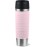 Emsa N20227 Travel Mug Wave Insulated Mug 0.5 Litres, Comfort Screw Cap, Stainless Steel, 6 Hours Hot and 12 Hours Cool, 100% Leak-Proof, Dishwasher Safe, 360° Drinking Opening, Pastel Pink