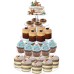 Lighterday 5 Tier Cake Stand Acrylic Cake Stand Cupcake Stand Cake Stand Donut Cupcake Muffins Macaroons Stand for Wedding Party Birthday