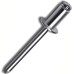DOJA Industrial: Aluminium Blind Rivets 4.8 x 18 mm : Pack 250: Rivets for Connecting All Types of Metal Materials: For Pneumatic or Manual Riveting Machines.