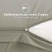 Dreamzie Renforcé Cotton Pillowcase 40 x 80 cm (Set of 2) – Light Grey – Densely Woven with 57 Threads/cm² – Cushion Cover 40 x 80 cm – OEKO-TEX Certified