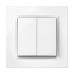 Double Switch White SIMON 10