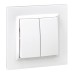 Double Switch White SIMON 10