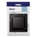SIMON - Simon 10 Series 230V Internal Wall Switch Easy Install Includes Frame, Lid and Mechanism - Black