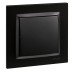 SIMON - Simon 10 Series 230V Internal Wall Switch Easy Install Includes Frame, Lid and Mechanism - Black