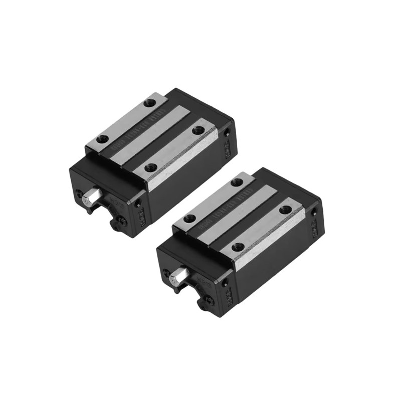 Coavoo Pack of 2 HGH15 Bearing Blocks, 15 mm HG15 Linear Motion Ball Bearing Sledge Slider that Pushes CA Blocks for Square Linear Sliding Guide Guide Rail HGH15 HGR15 as CNC Kit Parts Replacement