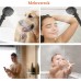 Dokkita Shower Head Water Saving 4.6 L/Min, High Pressure Hand Shower, 5 Jet Types, Economy Shower Head, Multifunctional with 3 Filters & Water Stop, Rain Shower, Pressure Increasing Shower Head,