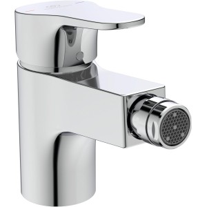 Ideal Standard BC840AA Cerabase смесител за биде с бутон за изтичане, 4,5-инчов издатък - хром