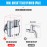 Bidet Hand Shower Set, High-Quality Refined Copper Bidet Shower with G1/2 Inch Valve and a G3/8 Inch, Chrome Handle, Bidet Fittings for Shower, Bathroom, Hygiene, Toilet Paper, Nappy Cleaning (1#)