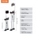 VEVOR Work Stilts Drywall 45.7-76.2 cm Height Adjustable Aluminium Stilts Ceiling Construction 103 kg Load Capacity Painting Stilts 27-29 cm Foot Size for Painting Work Home Decoration Tree Cutting