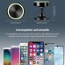Vinabo Magnetic Car Mobile Phone Holder with 360° Adjustable Base, Pack of 2 Universal Car Accessories for Various Phone Models
