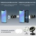 Vinabo Magnetic Car Mobile Phone Holder with 360° Adjustable Base, Pack of 2 Universal Car Accessories for Various Phone Models